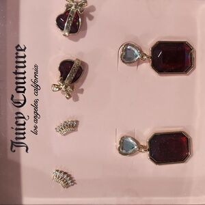 ❤️🔹️Juicy Couture 🔹️Earrings Set of 3 pairs